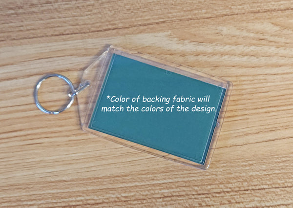 Rose Keychain - Cross Stitch Kit