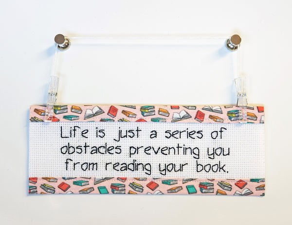 Obstacles - Custom Trim Cross Stitch Kit