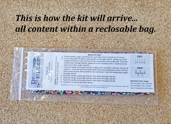 What My Face Does - Custom Trim Cross Stitch Kit