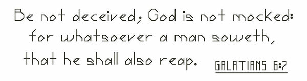 Galatians 6:7 - Digital Download Bible Verse