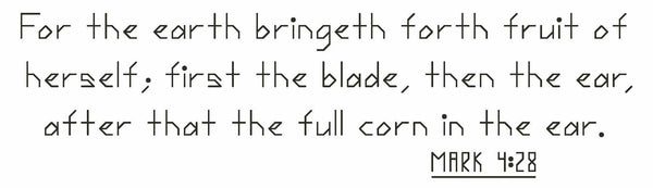 Mark 4:28 - Digital Download Bible Verse