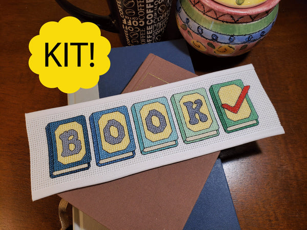 Book Checkmark - Cross Stitch Kit