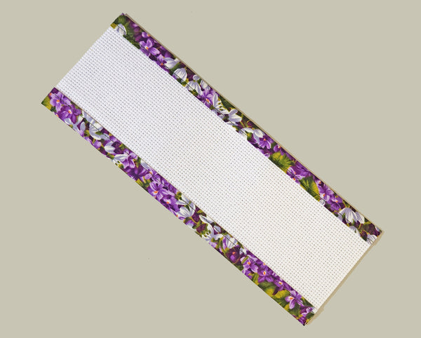 Purple & White Flowers - Custom Trim