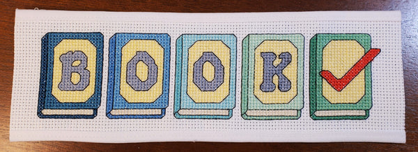 Book Checkmark - Cross Stitch Kit