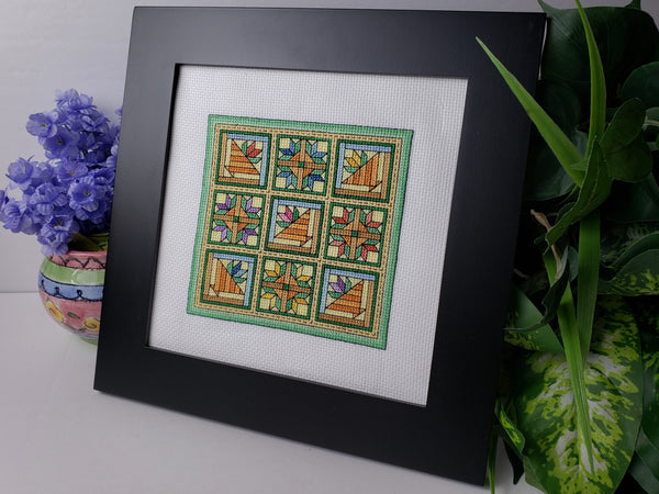 Flower Baskets / Quilt Blocks 2 - Cross Stitch Kit