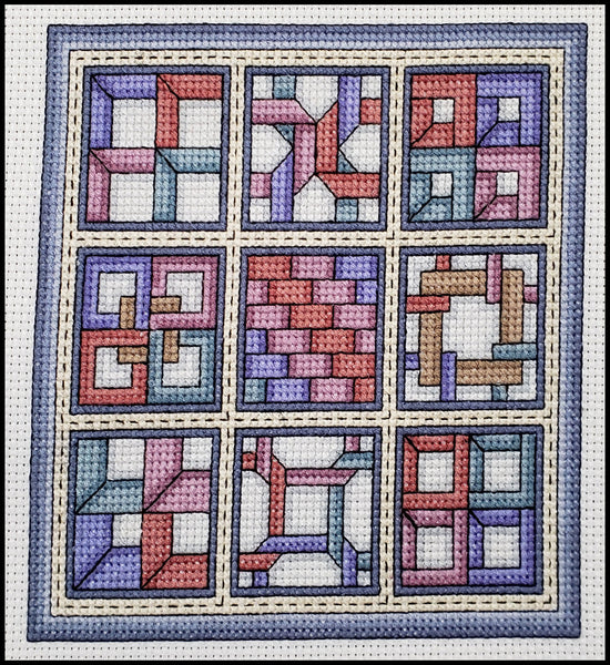 Cubicle / Quilt Blocks 12 - Cross Stitch Kit