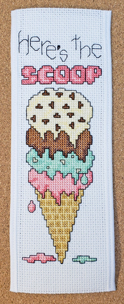 Ice Cream Cone - Cross Stitch Kit