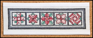 Carnations QB 11 - Shortened Cross Stitch Pattern