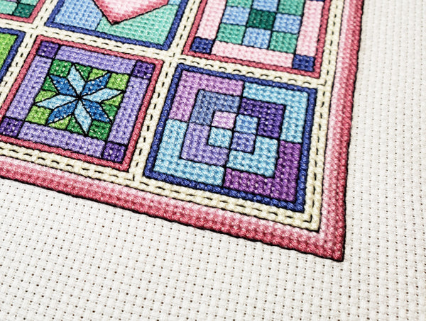 Cotton Candy / Quilt Blocks 10 - Cross Stitch Kit
