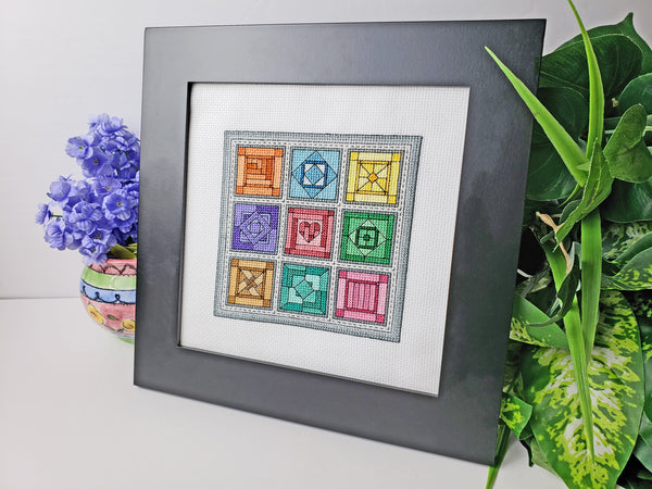 Gemstones / Quilt Blocks 3 - Cross Stitch Kit