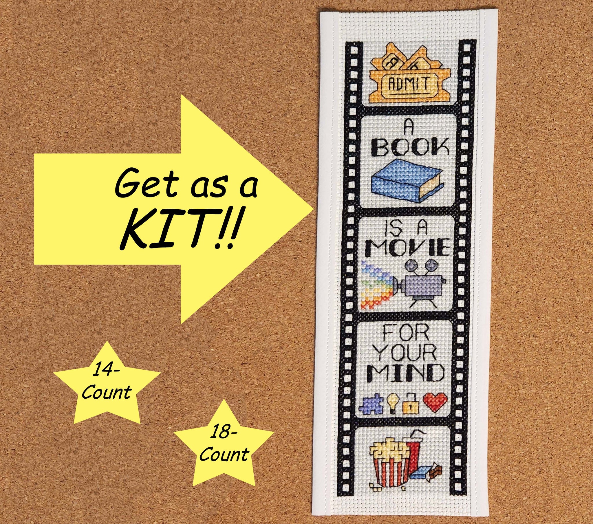 Movie for Your Mind - Cross Stitch Kit