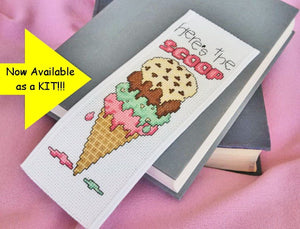 Ice Cream Cone - Cross Stitch Kit