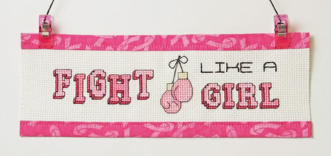 Fight Like a Girl - Cross Stitch Pattern