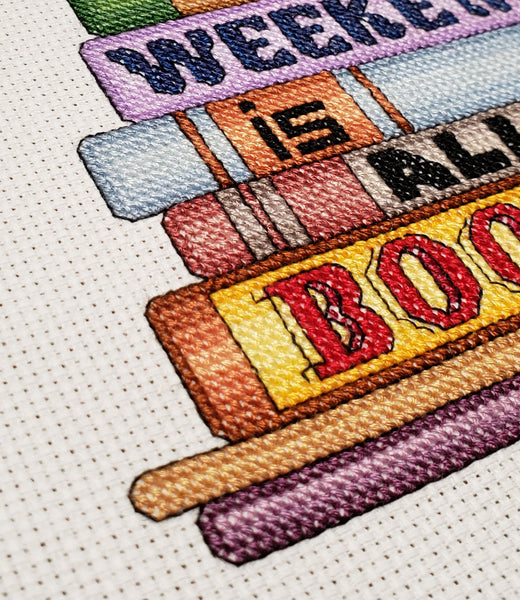 My Weekend Is All Booked - Cross Stitch Kit