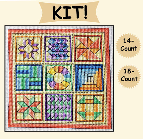 County Fair / Quilt Blocks 1 - Cross Stitch Kit