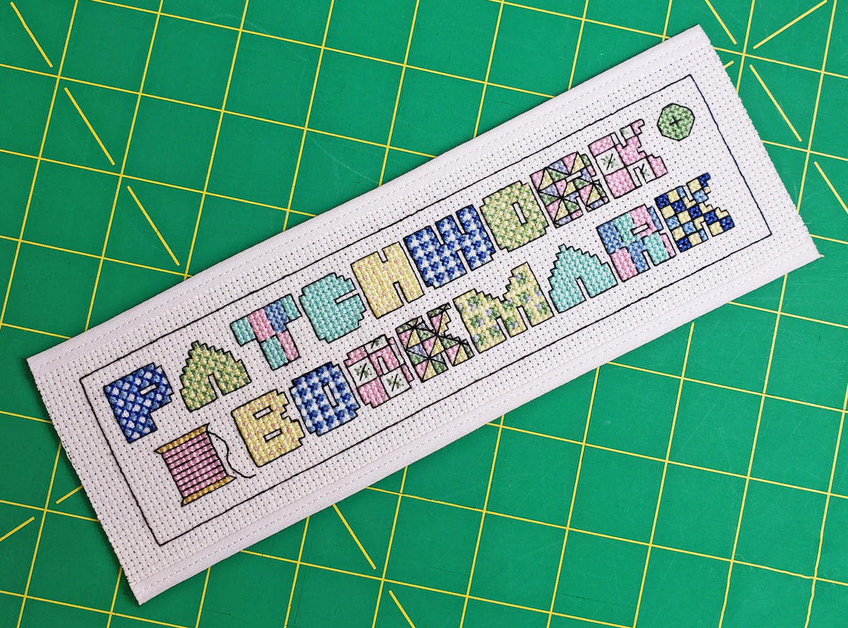 Patchwork Bookmark - Cross Stitch Pattern – Rogue Stitchery, LLC