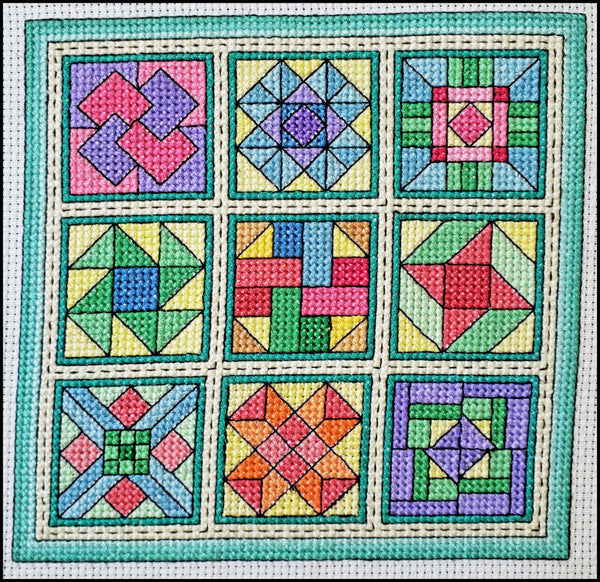 Kaleidoscope / Quilt Blocks 4 - Cross Stitch Kit