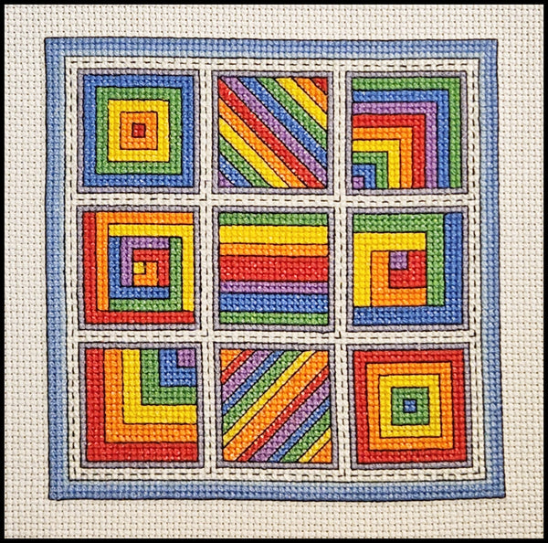 Rainblocks / Quilt Blocks 15 - Cross Stitch Kit