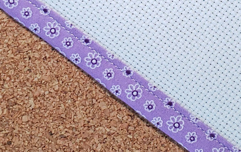 Mini Flowers on Purple - Custom Trim