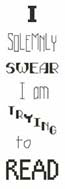 Solemnly Swear - Digital Download Phrase Pattern