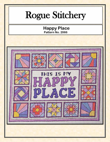 Happy Place Quilt Blocks - Cross Stitch Pattern