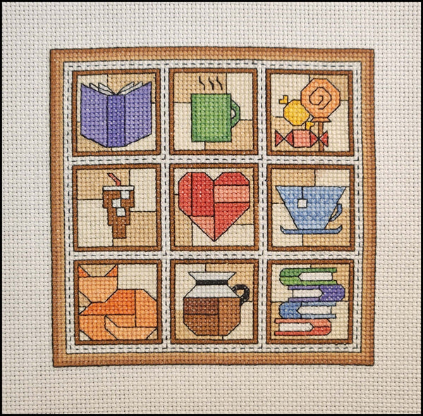 Coffee Break / Quilt Blocks 17 - Cross Stitch Pattern