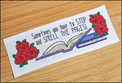 Smell the Pages - Cross Stitch Pattern