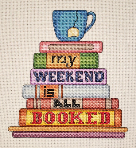 My Weekend Is All Booked - Cross Stitch Pattern