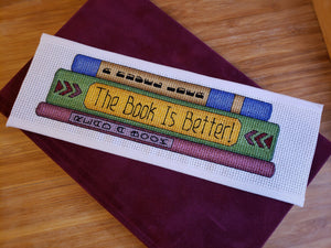 The Book Is Better - Cross Stitch Pattern