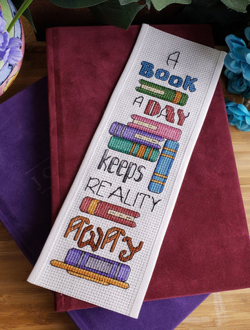 Another Book Opens Bookmark - Cross Stitch Pattern