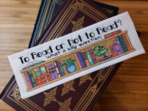To Read or Not to Read, What a Silly Question - Cross Stitch Pattern
