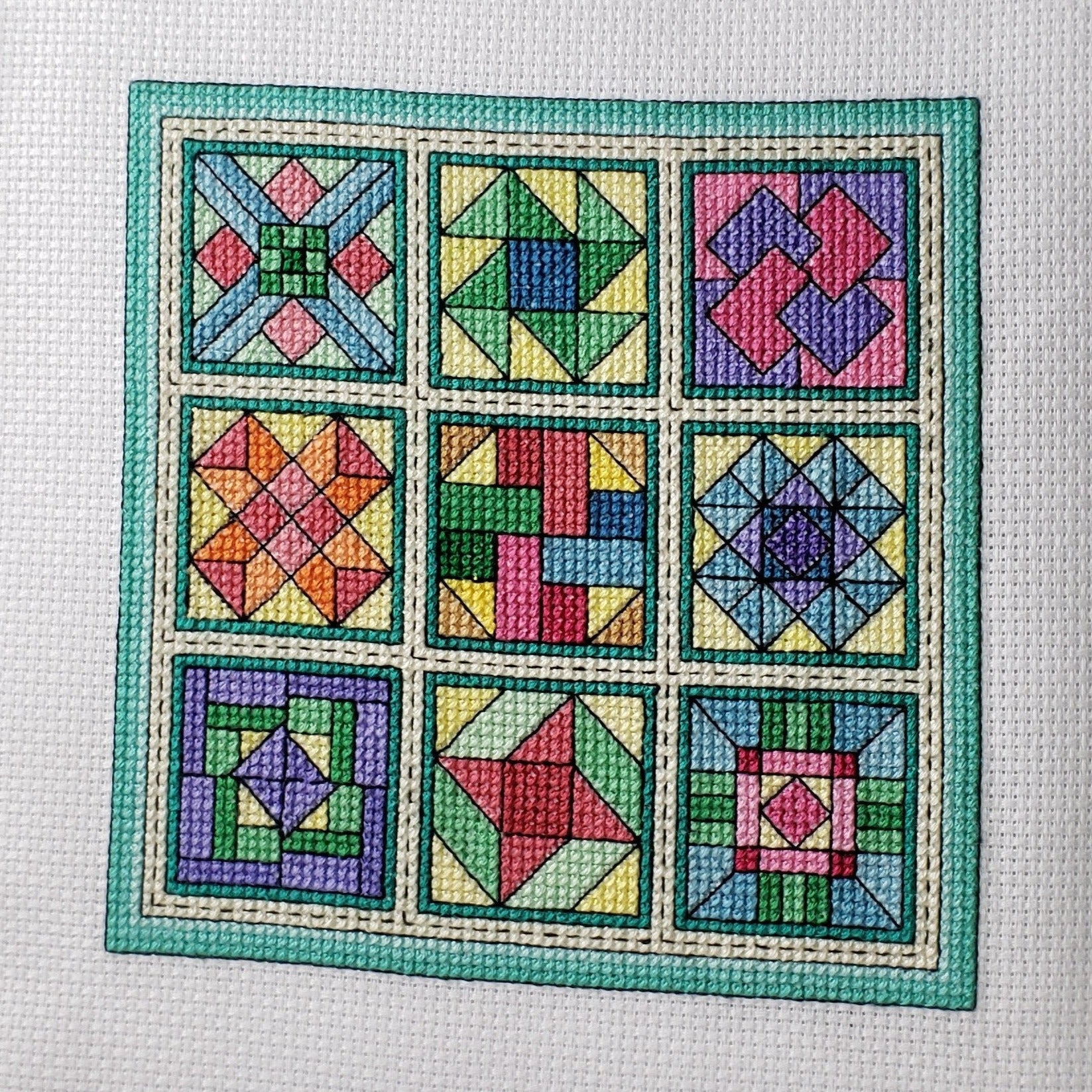 Kaleidoscope / Quilt Blocks 4 - Cross Stitch Pattern