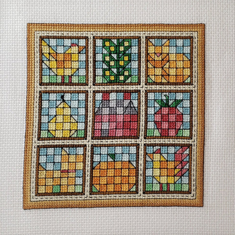 Farm Yard / Quilt Blocks 5 - Cross Stitch Pattern