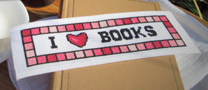 I Love Books - Cross Stitch Pattern